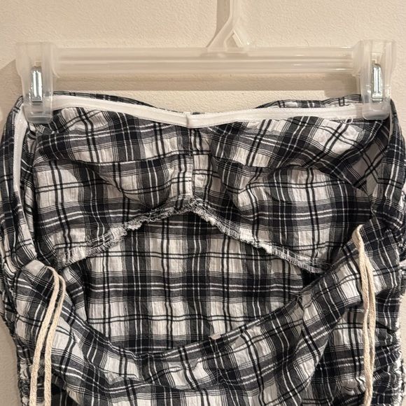 Free People Endless Summer Brandie Plaid Midi Dress small NWT - Picture 8 of 10